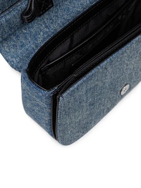 Diesel 1dr logo-plaque tote bag - Blue