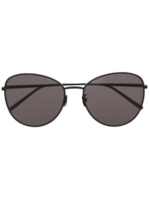 Saint Laurent Eyewear rounded cat-eye sunglasses - Black - zdjęcie produktu nr 1