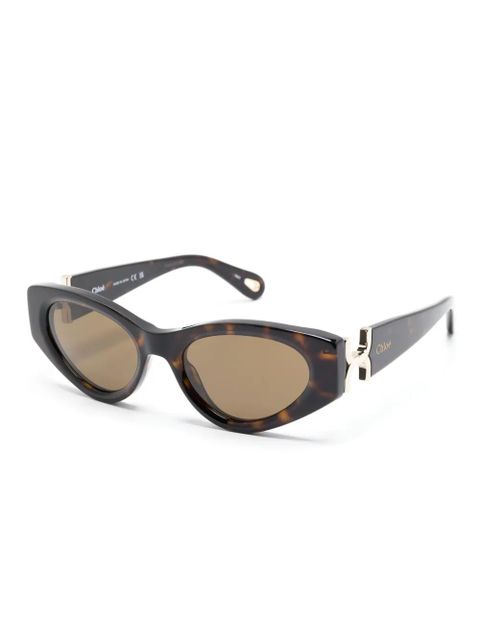 Chloé Eyewear Marcie sunglasses - Brown - zdjęcie produktu nr 2