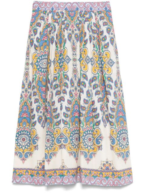 ETRO paisley midi skirt - Neutrals - zdjęcie produktu nr 1