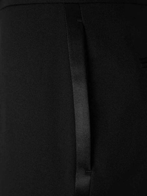 TOM FORD pleated wide-leg trousers - Black