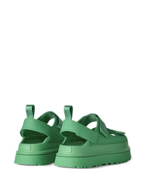 UGG GoldenGlow embossed sandals - Green