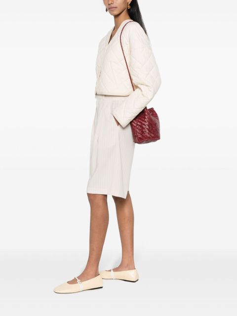 DRAGON DIFFUSION Pompom Double Jump bucket bag - Red