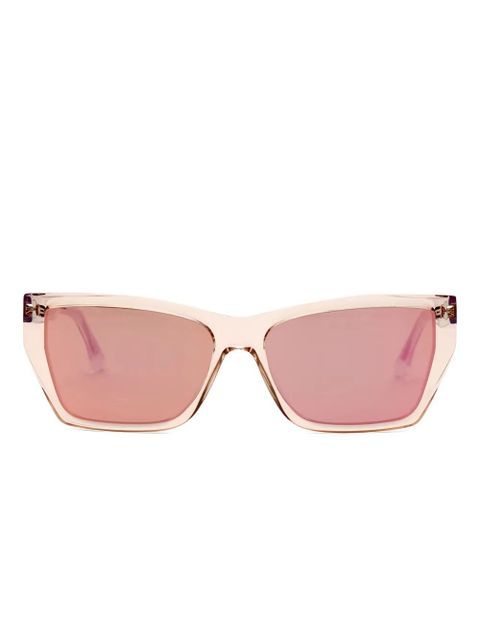 Isabel Marant Eyewear tessa rectangle sunglasses - Pink - zdjęcie produktu nr 1