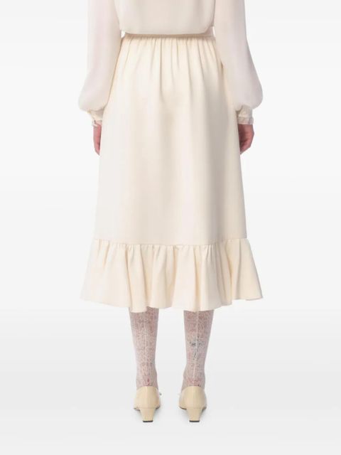 Valentino Garavani crepe midi skirt - Neutrals