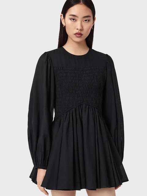 AllSaints sukienka rozkloszowana bawełniana CHIA - zdjęcie produktu nr 2