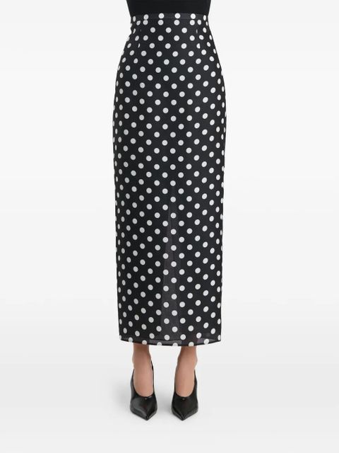 KHAITE Winton skirt - Black