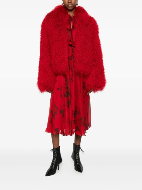 ducie Rochelle shearling jacket - Red - zdjęcie produktu nr 2