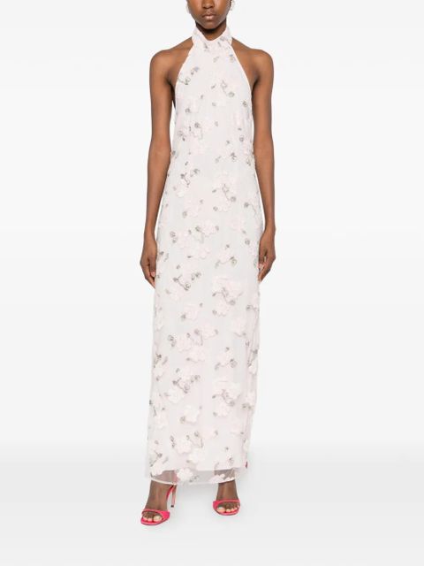 ROTATE BIRGER CHRISTENSEN halter-neck maxi dress - Pink - zdjęcie produktu nr 2