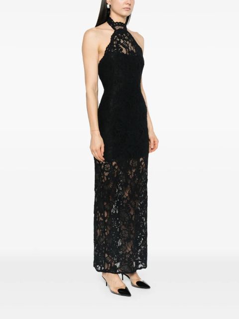 MANURÍ Cherie lined dress - Black