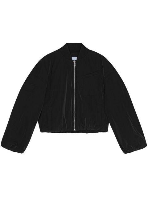GANNI drop-shoulder bomber jacket - Black - zdjęcie produktu nr 1