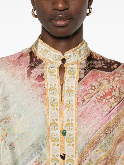 ZIMMERMANN Tallow midi shirt dress - Green