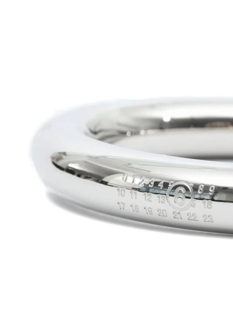 MM6 Maison Margiela polished bangle - Silver