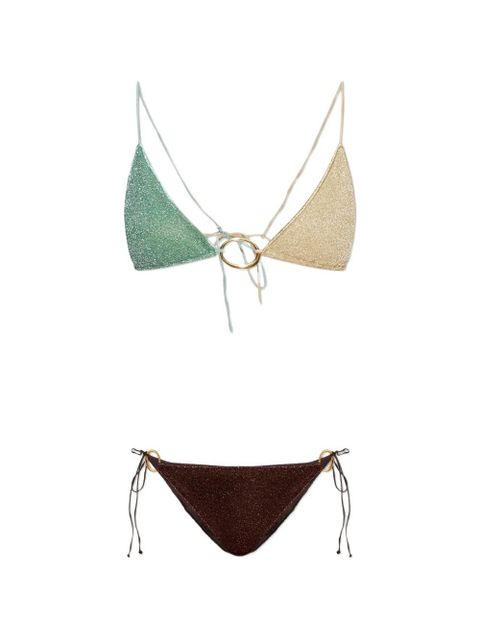 Oséree colourblock ring bikini - Green