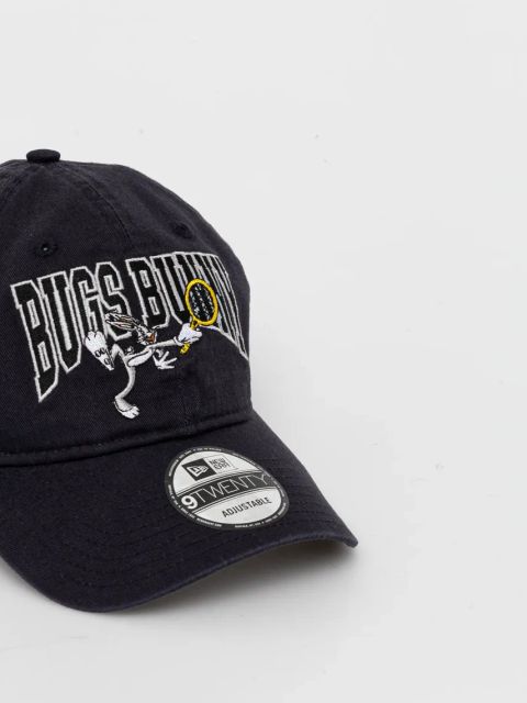 New Era czapka z daszkiem bawełniana kolor granatowy z aplikacją 60595280