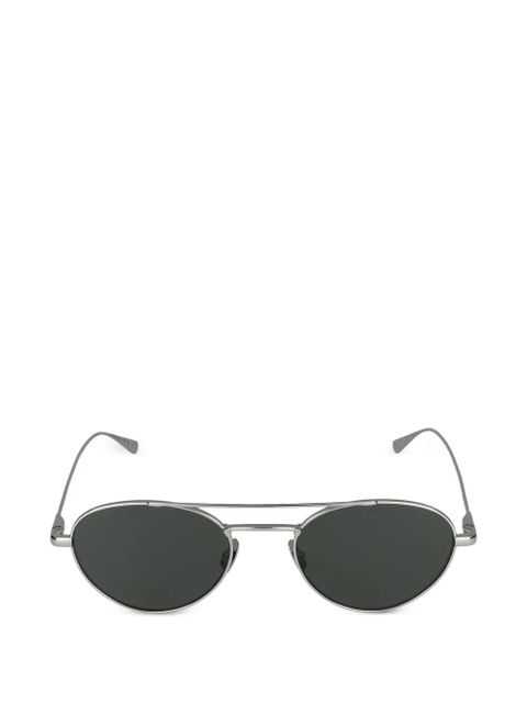 Saint Laurent oval-frame sunglasses - Silver - zdjęcie produktu nr 1