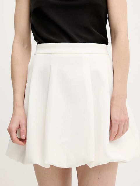 Answear.LAB spódnica kolor biały mini prosta