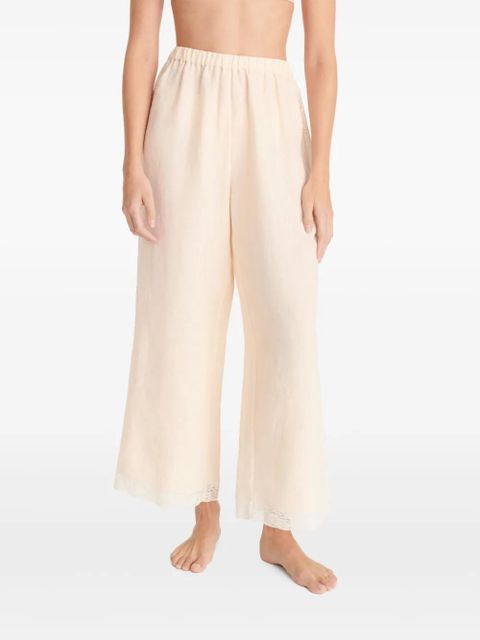 ERES Lagune linen trousers - Pink