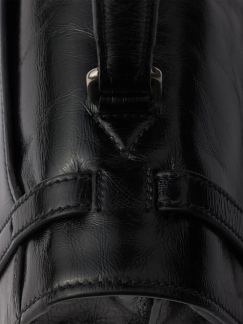 Prada medium leather shoulder bag - Black