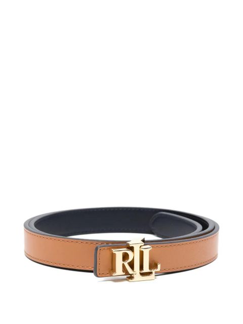 Lauren Ralph Lauren logo-buckle belt - Brown - zdjęcie produktu nr 1