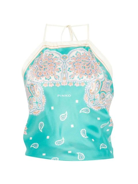 PINKO paisley-pattern top - Blue - zdjęcie produktu nr 1