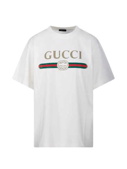Gucci logo-print T-shirt - White - zdjęcie produktu nr 1