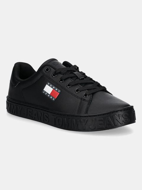 Tommy Jeans sneakersy skórzane TJW LOGO SNEAKER ESS - zdjęcie produktu nr 2