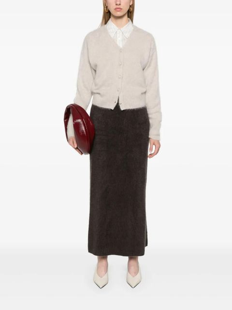 Almada Label Umi maxi skirt - Brown