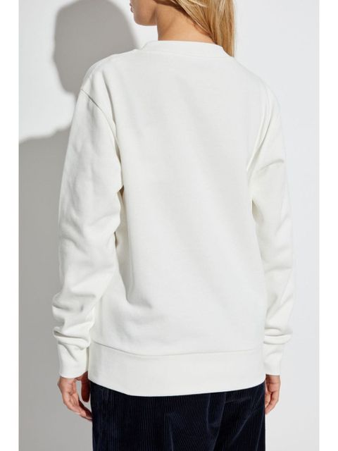 Moncler crystal-embellished sweatshirt - White