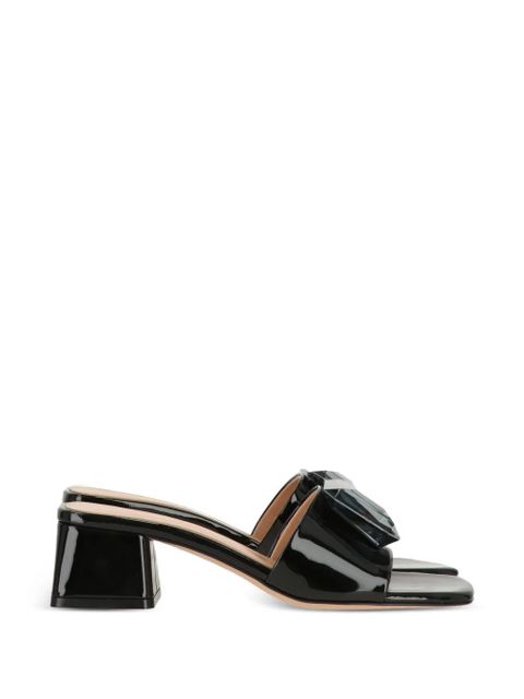 Gianvito Rossi stone-embellishment sandals - Black - zdjęcie produktu nr 1
