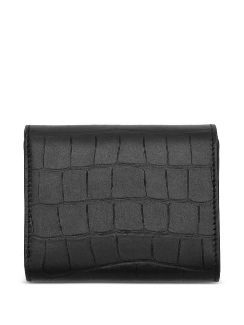Burberry crocodile-effect check wallet - Black - zdjęcie produktu nr 2