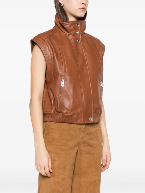 PINKO Gambia gilet - Brown