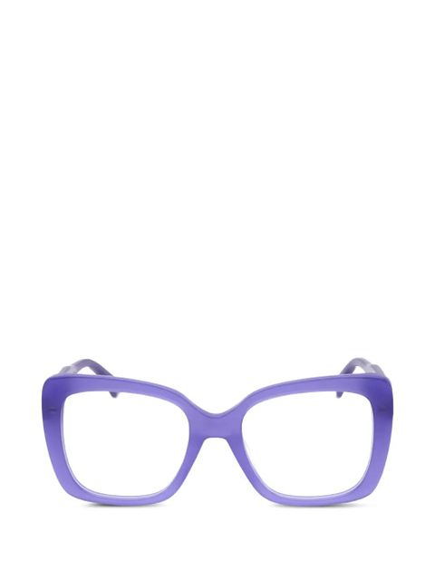 Moschino square glasses - Purple - zdjęcie produktu nr 1