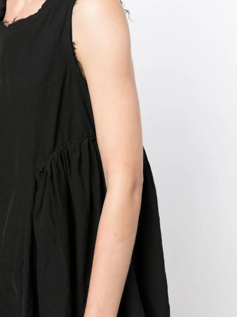 Comme Des Garçons ruffle-detailing sleeveless top - Black