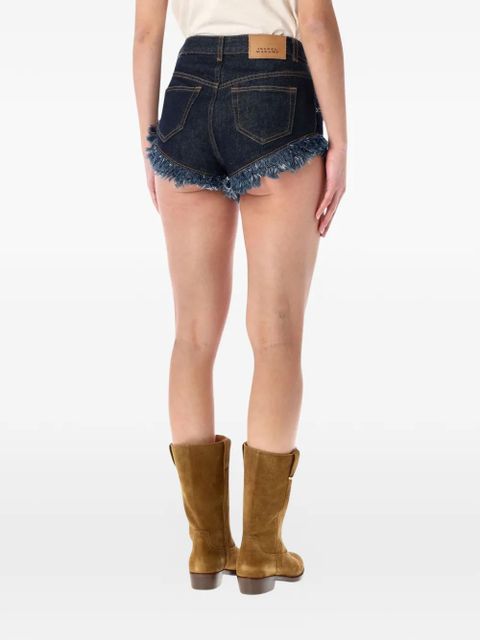 MARANT ÉTOILE Eneidala denim shorts - Blue