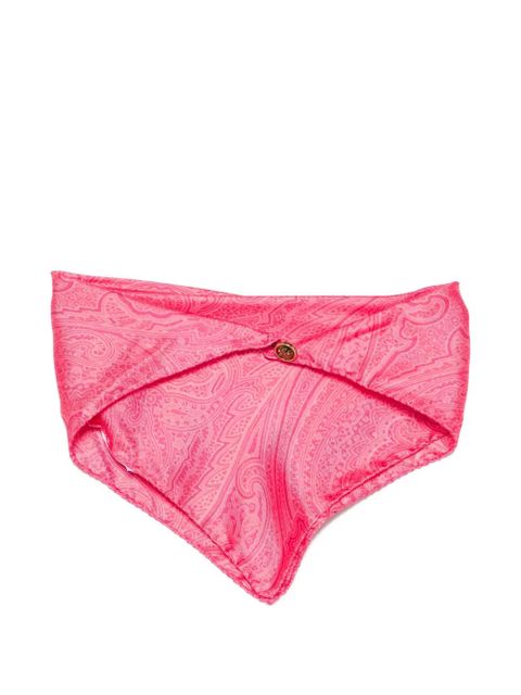 ETRO paisley-print hair accessory - Pink - zdjęcie produktu nr 2