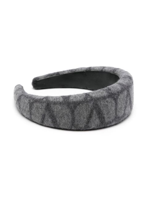 Valentino Garavani VLogo headband - Grey