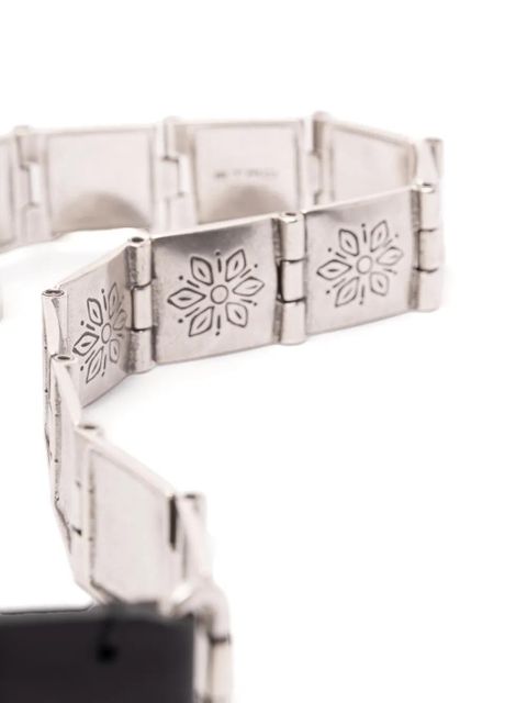 ETRO engraved-detail belt - Silver