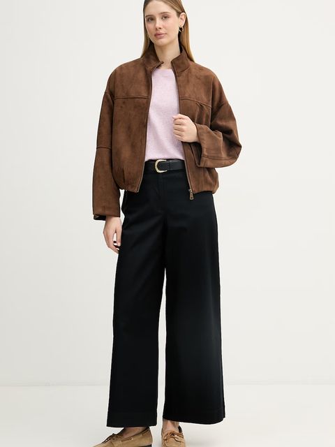 United Colors of Benetton t-shirt damski lniany - zdjęcie produktu nr 1