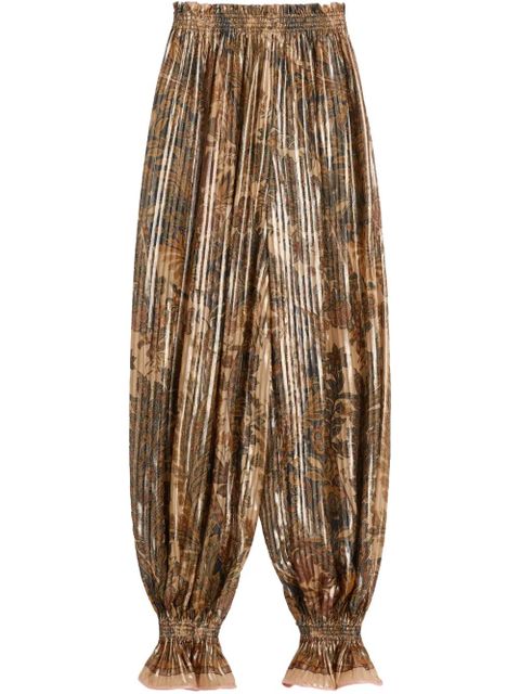 Valentino Garavani Voyage Imaginaire-print balloon trousers - Neutrals