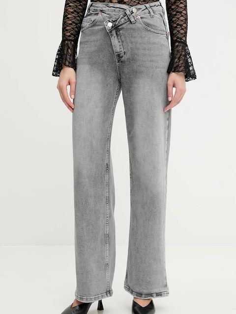 Answear.LAB jeansy damskie kolor szary - zdjęcie produktu nr 1