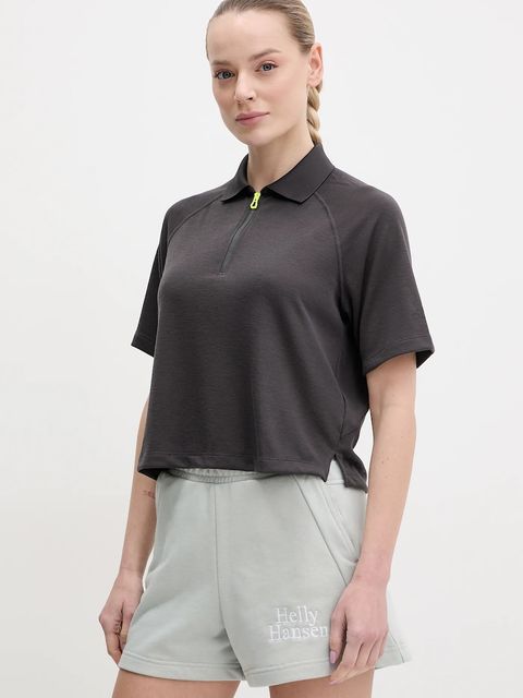 Helly Hansen polo INSHORE damski kolor czarny 34481 - zdjęcie produktu nr 1