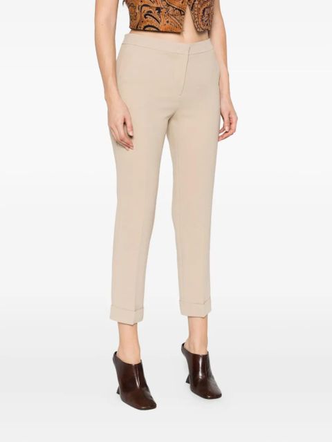 ETRO cuffed trousers - Neutrals