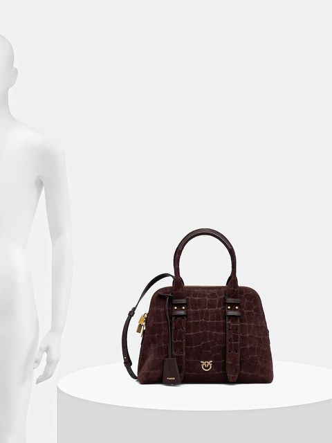 Pinko torebka zamszowa