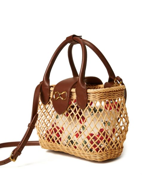 TWINSET logo-appliqué tote bag - Neutrals