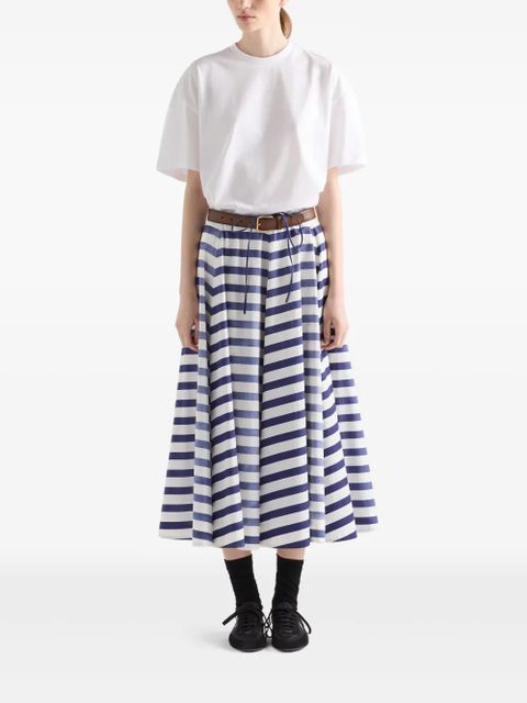 Prada striped full skirt - Blue - zdjęcie produktu nr 2