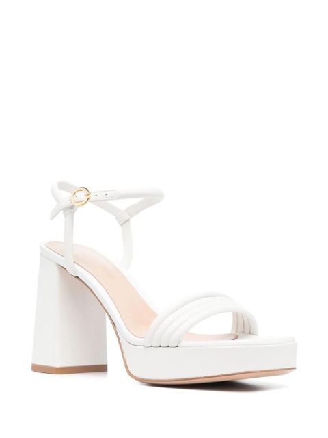 Gianvito Rossi Lena 70mm platform sandals - White - zdjęcie produktu nr 2