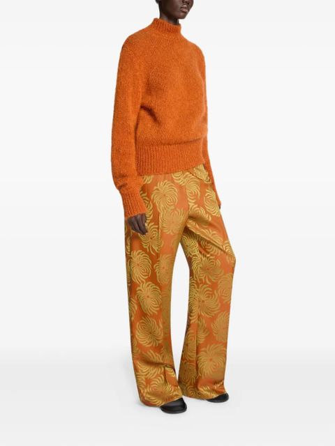 DRIES VAN NOTEN roll-neck sweater - Orange
