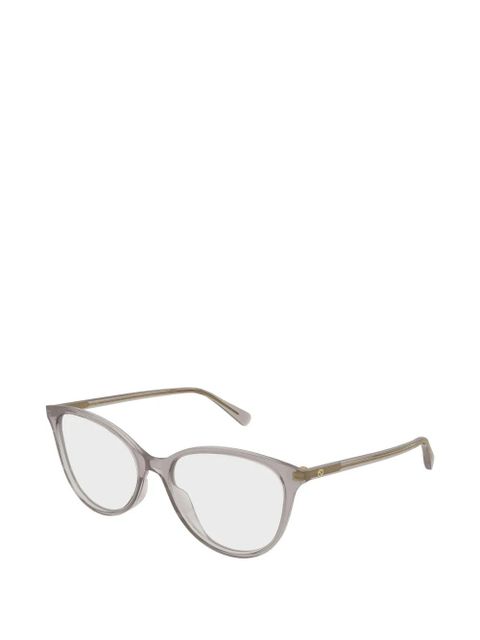 Gucci Eyewear logo-detail glasses - Grey - zdjęcie produktu nr 2