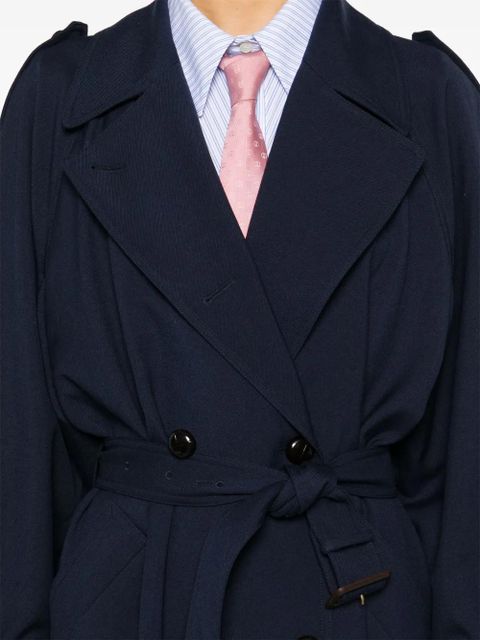 Gucci wool trench coat - Blue